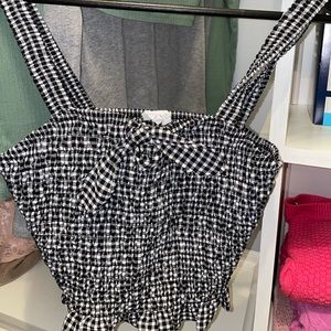 picnic inspired gingham top